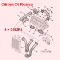 przewód powietrza Citroen/ Peugeot 1,6HDi turbo (złączka) (oryginał Citroen)