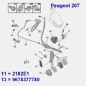 przewód sprzęgła Peugeot 2008/ 207/ 208/ 301 ciśnieniowy - OE Peugeot