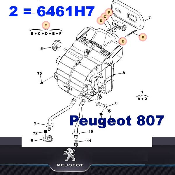 Zawór Klimatyzacji Citroen C8/ Peugeot 807... Rozprężny (Oryginał Peugeot)