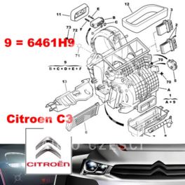 zawór klimatyzacji Citroen C2/ C3/ Peugeot 1007 rozprężny - oryginał Citroen