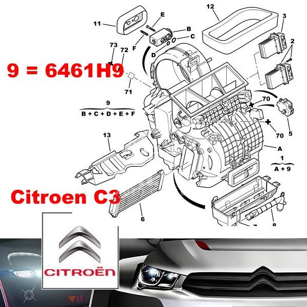 Zawór Klimatyzacji Citroen C2/ C3/ Peugeot 1007 Rozprężny - Oryginał Citroen