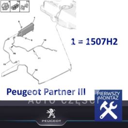 pochłaniacz par paliwa Citroen BERLINGO II/ Peugeot PARTNER II od OPR10801(oryginał Peugeot)