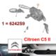 przełącznik świateł i wycieraczek zintegrowany Citroen C5 II/ Peugeot 407 SW +WT - francuski oryginał CITROEN