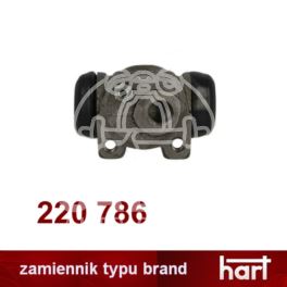 cylinderek hamulcowy AX/ Peugeot 106 lewy BDX/ATE CRCI 19,05 - zamiennik brand Hart