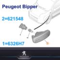 kierunkowskaz - migacz boczny na błotnik Citroen NEMO/ Peugeot BIPPER L/P biały - nowy oryginał Peugeot