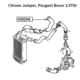 przewód powietrza Citroen Jumper/ Peugeot BOXER 2,5TDi intercooler (oryginał Peugeot)