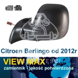lusterko Citroen BERLINGO III 2012- lewe elektryczne/ szkło ogrzewane - nowe w zamienniku View Max
