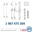 zestaw sprężynek hamulcowych tył Citroen C2/ C3, Peugeot 1007/ 208... Bosch - oryginał produkcji Bosch