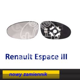 wkład lusterka Renault ESPACE III od 2001- szkło prawe wypukłe ogrzewane - zamiennik View Max