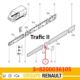 listwa drzwi Renault TRAFIC II lewy przód - nowa w oryginale nr 8200036105