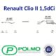 tłumik Renault CLIO II 1,5dCi końcowy - zamiennik polski Polmo