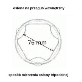 osłona przegubu Dacia Duster od strony skrzyni biegów - zamiennik Prottego Palladium