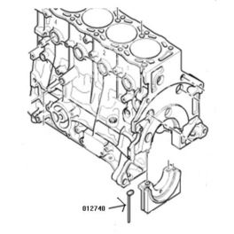 uszczelniacz panewek wału Citroen, Peugeot XU/XUD/DW8/DW10