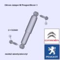 Śruba montażu tylnego amortyzatora Citroen Jumper III/ Peugeot Boxer 3/ Fiat Ducato - OE Peugeot