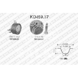 rozrząd Citroen / Peugeot 1,8-16v XU7JP4 95-99 - francuski oryginał SNR