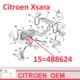 przewód hamulcowy metalowy XSARA przód lewy 942mm +ABS (oryginał Citroen)