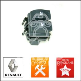 przełącznik podnoszenia szyby CLIO II (10st) czarny - oryginał Renault