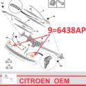 spryskiwacz szyby Citroen C8 przód (oryginał Citroen)