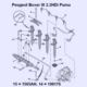 podkładka wtryskiwacza - pod obudowę DIESEL PSA 2,2HDi PUMA (oryginał Peugeot)