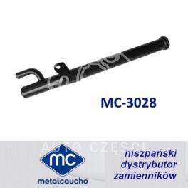 przewód sztywny chłodzenia CLIO 1,2/1,4 E..stalowy - zamiennik Metacaucho