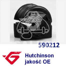 guma stabilizatora KANGOO II 2008- środkowa 22mm - oryginał Hutchinson