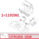 przewód olejowy Citroen, Peugeot 1,4 TU pokrywa zaworów/ obudowa filtra powietrza Citroen/ Peugeot 1,4i (oryginał Peugeot)