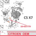 uszczelka turbosprężarki Citroen/ Peugeot 2,2HDi pod kolektor wydechowy - OE Citroen