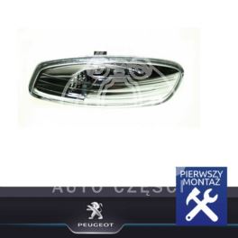 kierunkowskaz - migacz boczny na błotnik P207/308 w lusterku lewym (oryginał Peugeot)