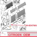 listwa błotnika JUMPER III / BOXER III do 2017 lewy bok - pierwsza - OE Citroen