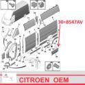listwa błotnika JUMPER III / BOXER III do 2017 L2/ L3 lewy bok/ za tylne koło - OE Citroen