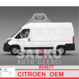 listwa błotnika JUMPER III / BOXER III do 2017 lewy bok centralnie (L1) - OE Citroen