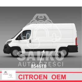 listwa błotnika JUMPER III / BOXER III do 2017 lewy bok centralnie (L2/ L3/ L4) - OE Citroen