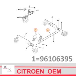 przewód LHM Citroen XANTIA dystr.ham/ zaw.bezp 391 (oryginał Citroen)