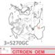 przewód LHM Citroen XANTIA regul/zaw.bezp.4,5/1867mm (oryginał Citroen)