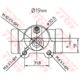 cylinderek hamulcowy Renault LAGUNA I system LUCAS 19,05 - oryginał TRW