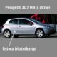 listwa błotnika Peugeot 307 3 drzwi prawy tył - do malowania (oryginał Peugeot)