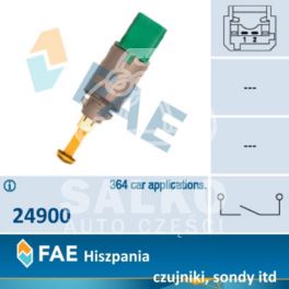 czujnik stopu RENAULT 2003- 2-styk (zielone gniazdo) - zamiennik hiszpanski FAE