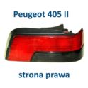 lampa tył Peugeot 405 92- prawa kpl