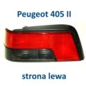 lampa tył Peugeot 405 sedan od 1992- lewa kpl - nowy oryginał Axo Scintex