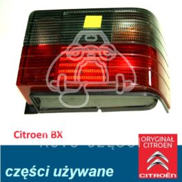 lampa tył Citroen BX -1991 prawa klosz dymiony VALEO (używane)