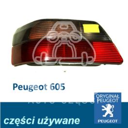 lampa tył Peugeot 605 -94 lewa kpl (używane)