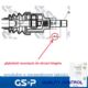 półoś Citroen XSARA 1,4/1,5D MA lewa ABS (CR-25) - nowe - zamiennik GSP