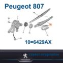 ramię wycieraczki Citroen C8/ Peugeot 807 tył (oryginał Peugeot)