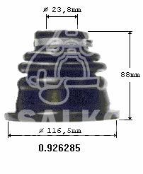 osłona przegubu Renault lewy s.b.23,8mm - zamiennik francuski SASIC