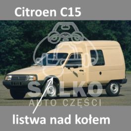listwa błotnika Citroen C15 od 1989- prawy przód półkole - nowa w zamienniku