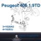 przewód spalinowy Citroen, Peugeot 1,9TD kolektor/EGR (oryginał Peugeot)