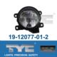 halogen przeciwmgielny Citroen BERLINGO III od 2008 L/P (H11) - nowy zamiennik TYC