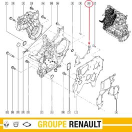 uszczelka pokrywy rozrządu Renault Master II 3,0dCi górna - oryginał Renault