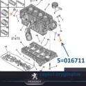 korek silnika wkręcany Citroen/ Peugeot 2,0-16v - nowy oryginał Peugeot