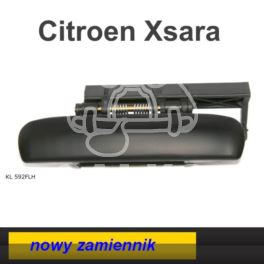 klamka zewnętrzna Citroen XSARA lewy przód błyszcząca - nowy zamiennik